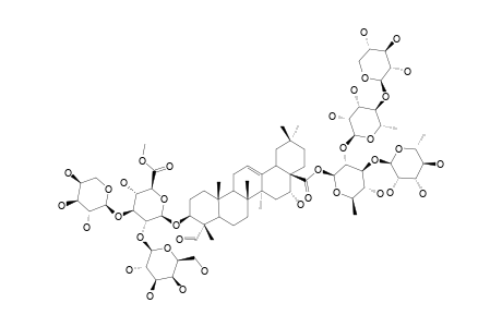 LUPEROSIDE-K;3-O-BETA-[GALACTOPYRANOSYL-(1->2)-[ARABINOPYRANOSYL-(1->3)]-(6-O-METHYL)-GLUCURONOPYRANOSYL]-QUILLAIC-ACID-28-O-[XYLOPYRANOSYL-(1->4