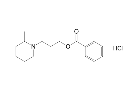 2-methyl-1-piperidinepropanol, benzoate (ester), hydrochloride