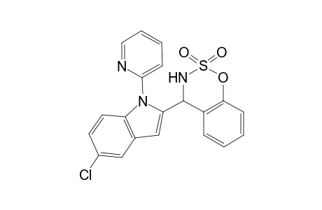 4-[5-Chloro-1-(pyridin-2-yl)-1H-indol-2-yl]-3,4-dihydrobenzo[e][1,2,3]oxathiazine 2,2-dioxide