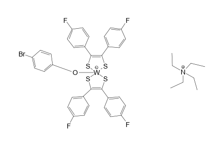 (ET4N)-[W-(OC6H4-PARA-BR)-(S2C2-(C6H4-PARA-F)(2))(2)]