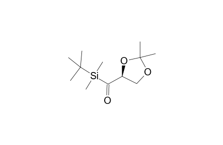 2,3-Isopropylidene-1-oxo-1-(tert-butyldimethylsilyl)propan-2,3-diol