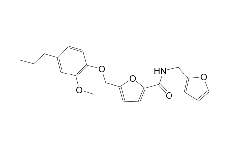 N-(2-furylmethyl)-5-[(2-methoxy-4-propylphenoxy)methyl]-2-furamide