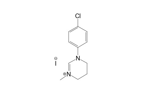 1-(4-CHLOROPHENYL)-3-METHYL-1,4,5,6-TETRAHYDROPYRIMIDINIUM-IODIDE