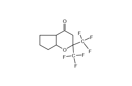 2,2-bis(trifluoromethyl)-2,4a,5,6,7,7a-hexahydrocyclopenta[b]pyran-4(3H)-one