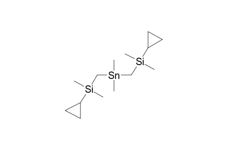 BIS[DIMETHYL(CYCLOPROPYL)SILYLMETHYL]DIMETHYLSTANNANE