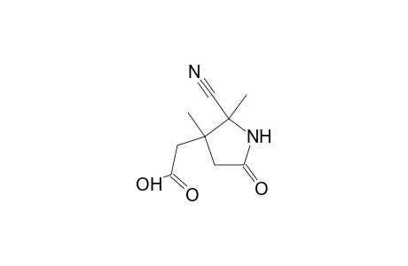 (2-Cyano-2,3-dimethyl-5-oxo-pyrrolidin-3-yl)-acetic acid