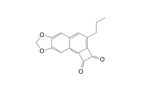 3-n-Propylcyclobuta[5,6]naphtho[2,3-d][1,3]dioxole-1,2-dione