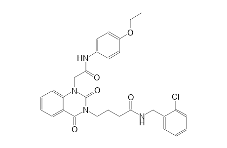 N-(2-chlorobenzyl)-4-(1-[2-(4-ethoxyanilino)-2-oxoethyl]-2,4-dioxo-1,4-dihydro-3(2H)-quinazolinyl)butanamide