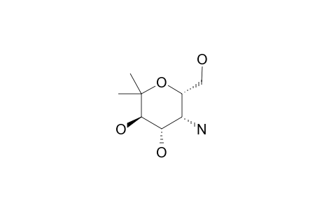 (3R,4S,5R,6S)-5-AMINO-6-(HYDROXYMETHYL)-2,2-DIMETHYLTETRAHYDRO-2H-PYRAN-3,4-DIOL