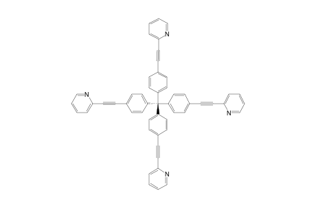 TETRAKIS-[4-(PYRIDYL-2'-YL-ETHYNYL)-PHENYL]-METHANE