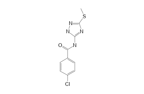 5-(4-CHLOROBENZOYLAMINO)-3-METHYLTHIO-1H-1,2,4-TRIAZOLE