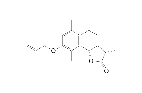 [3S-(3a.alpha.,3a.alpha.,5a.beta.,9b.beta.)]-3a,5,5a,9b-Tetrahydro-8-(prop-2-en-1-yl)oxy-3,5a,9-trimethylnaphtho[1,2-b]furan-2(3H)-one