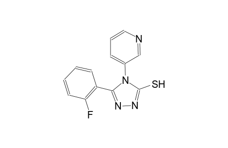 4H-1,2,4-triazole-3-thiol, 5-(2-fluorophenyl)-4-(3-pyridinyl)-