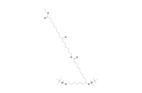 16-ETHOXY-7-HYDROXY-16-OXOHEXADECYL-10',16'-BIS-(TERT.-BUTYLDIMETHYLSILYLOXY)-HEXADECANOATE