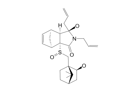 #10;(+)-(3R,3AS,4S,7R,7AR)-2,3-DIALLYL-3-HYDROXY-7A-[(R)-[[(1R,2R,4R)-2-HYDROXY-7,7-DIMETHYLBICYCLO-[2.2.1]-HEPTAN-1-YL]-METHYL]-SULFINYL]-2,3,3A,4,7,7A-HEXAHY