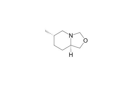 6-METHYL-HEXAHYDRO-3AH-PYRIDO-[1,2-C]-OXAZOLE,ISOMER-#1