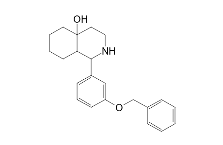 Isoquinolin-4a-ol, perhydro-1-(3-benzyloxyphenyl)-