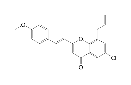 8-ALLYL-6-CHLORO-4'-METHOXY-2-STYRYL-CHROMONE