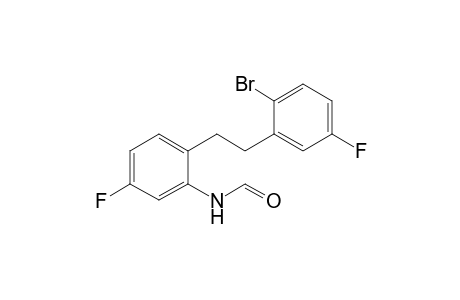 N-{2-[2'-(2"-Bromo-5"-fluorophenyl)ethyl]-5'-fluorophenyl}formamide