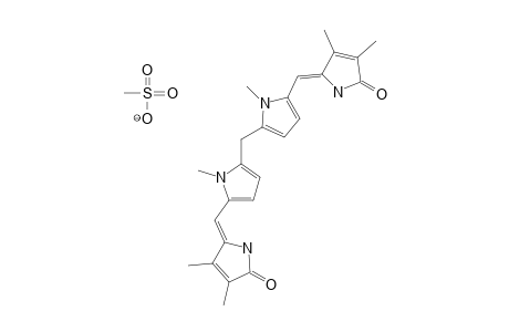 2,3,17,18,22,23-HEXAMETHYL-22,23,24-TRIHYDRO-21H-BILINE-1,19-DION-10-ENIUM-METHANESULFONATE