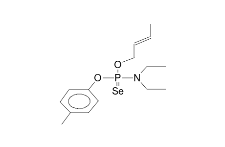 O-(PARA-METHYLPHENYL)-N-DIETHYLAMIDO-O-(2-BUTENYL)SELENOPHOSPHATE