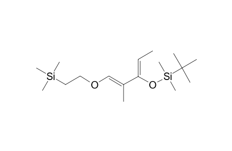 (1E,3Z)-3-[(TERT.-BUTYL)-DIMETHYLSILYOXY]-2-METHYL-1-[2-(TRIMETHYLSILYL)-ETHOXY]-PENTA-1,3-DIENE