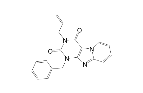 3-ALLYL-1-BENZYL-1H,3H-PYRIDO-[2,1-F]-PURINE-2,4-DIONE