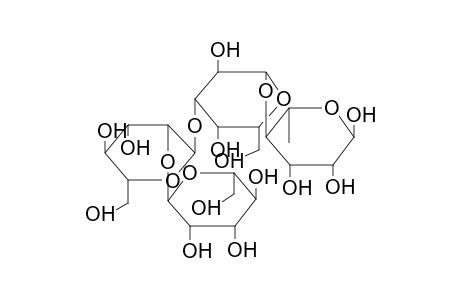 ALPHA-D-MANNOPYRANOSYL-(1->2)-ALPHA-D-MANNOPYRANOSYL-(1->3)-BETA-D-GALACTOPYRANOSYL-(1->4)-ALPHA-L-RHAMNOPYRANOSE