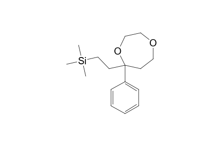 2-Phenyl-2-[(trimethylsilyl)ethyl]-1,5-dioxacycloheptane