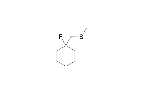 1-FLUORO-[(METHYLTHIO)-METHYL]-CYCLOHEXANE