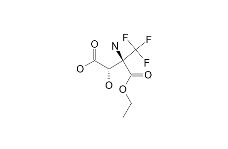 (2-R,3-S)-2-AMINO-3-HYDROXY-2-TRIFLUOROMETHYLSUCCINIC-ACID-1-ETHYLESTER