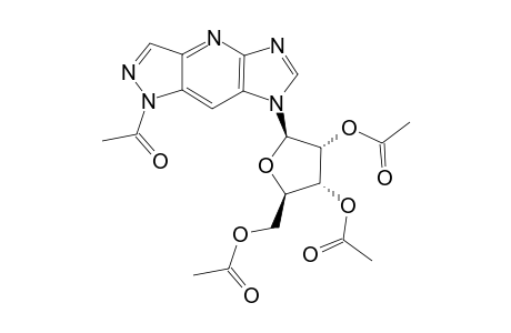 N-[7-(2,3,5-TRI-O-ACETYL-BETA-D-RIBOFURANOSYL)-1H,7H-IMIDAZO-[4,5-B]-PYRAZOLO-[3,4-E]-PYRIDIN-1-YL]-ACETAMIDE