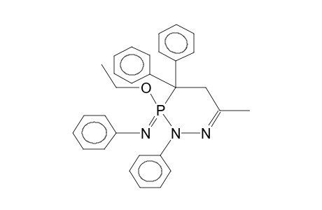 2,4,4-TRIPHENYL-6-METHYL-3-ETHOXY-3-PHENYLIMINO-2,3,4,5-TETRAHYDRO-1,2,3-DIAZAPHOSPHORINE