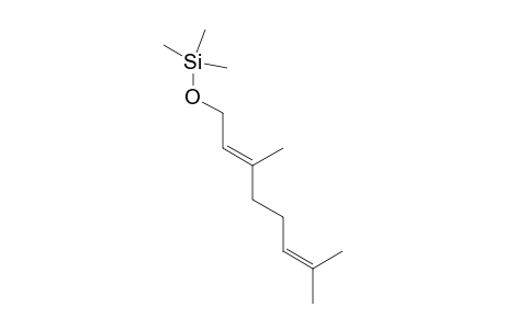 Geraniol, mono-TMS