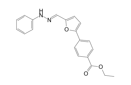 p-(5-formyl-2-furyl)benzoic acid, ethyl ester, phenylhydrazone