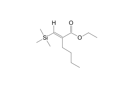 ETHYL-(E)-2-BUTYL-3-(TRIMETHYLSILYL)-PROP-2-ENOATE