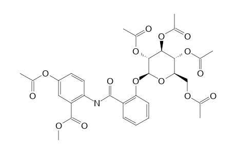 N-(2'-BETA-GLUCOPYRANOSYLSALICYL)-5-HYDROXYANTHRANILIC-ACID-METHYLESTER-PERACETYLATED