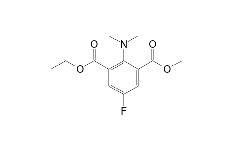 N,N-DIMETHYL-2-CARBOMETHOXY-6-CARBETHOXY-4-FLUOROANILINE