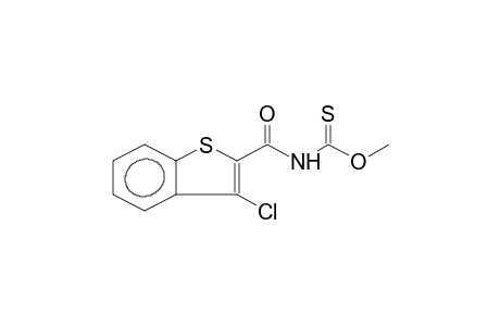 O-METHYL N-(3-CHLORO-2-BENZO[B]THIENOCARBONYL)THIOCARBAMATE