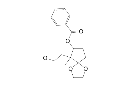 3,3-ETHYLENEDIOXY-2-(2'-HYDROXYETHYL)-2-METHYLCYCLOPENT-1-YL-BENZOATE;MAJOR-EPIMER