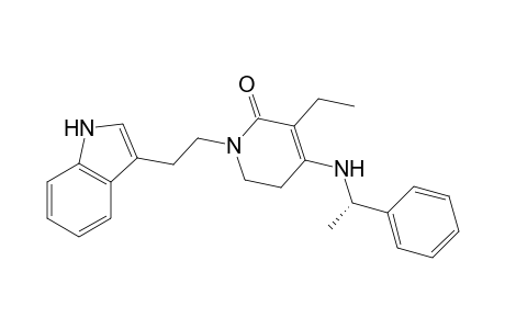 5-Ethyl-1-[2-(1H-indol-3-yl)ethyl]-4-[[(1S)-1-phenylethyl]amino]-2,3-dihydropyridin-6-one