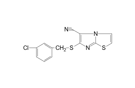 6-[(m-CHLOROBENZYL)THIO]IMIDAZO[2,1-b]THIAZOLE-5-CARBONITRILE