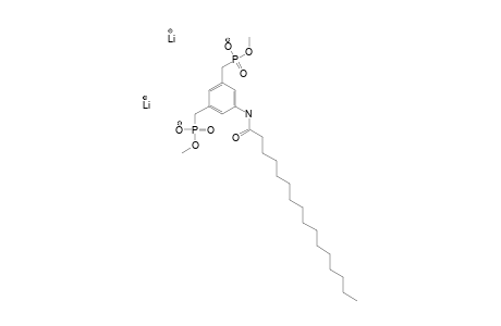 3,5-BIS-(DIMETHOXYPHOSPHORYLMETHYL)-1-HEXADECANOIC-ACID-PHENYL-AMIDE-DILITHIUMSALT