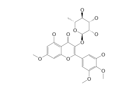 3,5,5'-TRIHYDROXY-7,3',4'-TRIMETHOXY-3-O-ALPHA-L-RHAMNOPYRANOSYL-FLAVONE