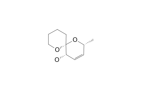 (2R*,5S*,6S*)-2-METHYL-1,7-DIOXA-SPIRO-[5.5]-UNDEC-3-EN-5-OL