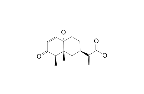 3-OXO-10-HYDROXY-EREMOPHILA-1,11(13)-DIEN-12-OIC-ACID