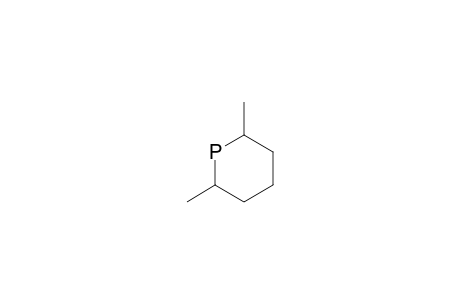 2,6-DIMETHYLPHOSPHORINANE;MAJOR-ISOMER