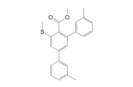 Methyl 2,4-bis(3-methylphenyl)-6-(methylthio)benzene