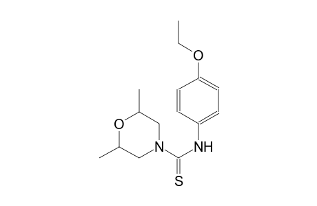 N-(4-ethoxyphenyl)-2,6-dimethyl-4-morpholinecarbothioamide