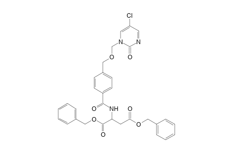 Dibenzyl 2-{ 4'-( 5''-Chloro-2''-oxo-1'',2''-dihydropyrimidin-1''-yl)methoxymethyl]benzamido}-succinate